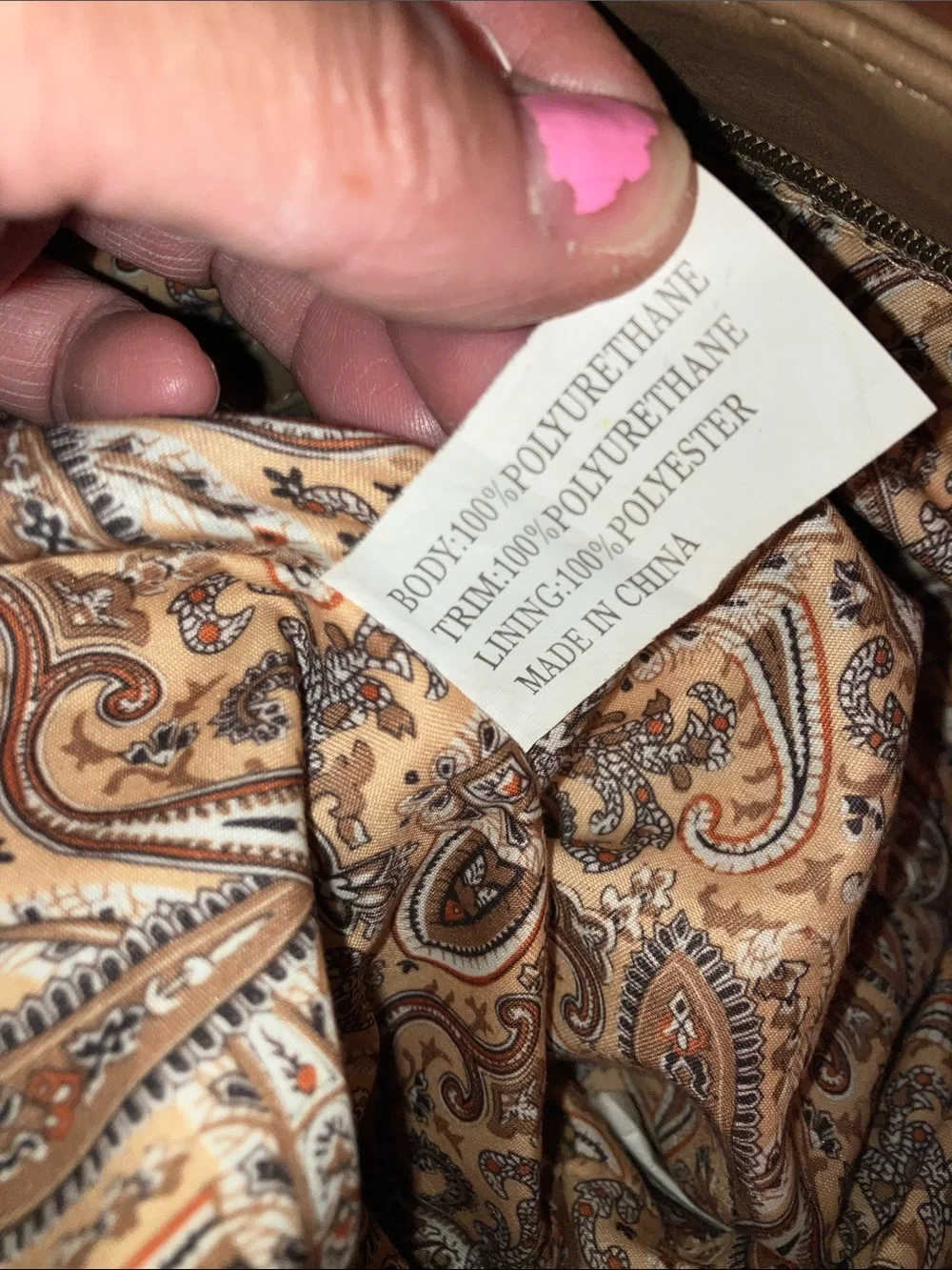Big Buddha tan faux